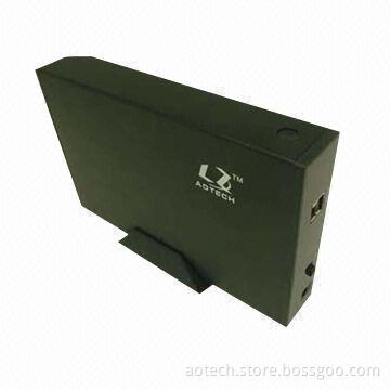 3.5-inch Hard Disk Enclosure, USB2.0 or USB3.0 SATA HDD